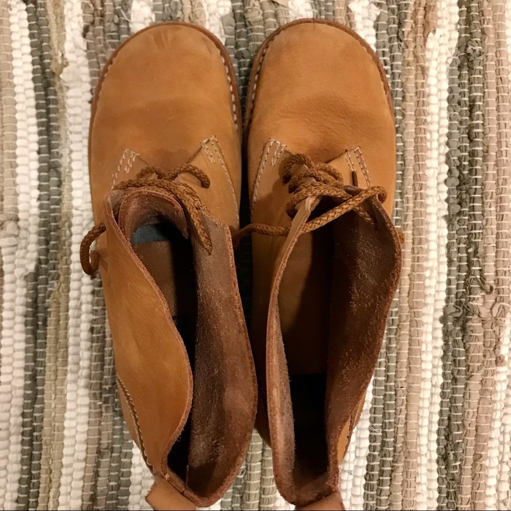 PRIVATELY SOLD!!! Vintage HO2 Studio tan suede leather ankle boots - Picture 5 of 14